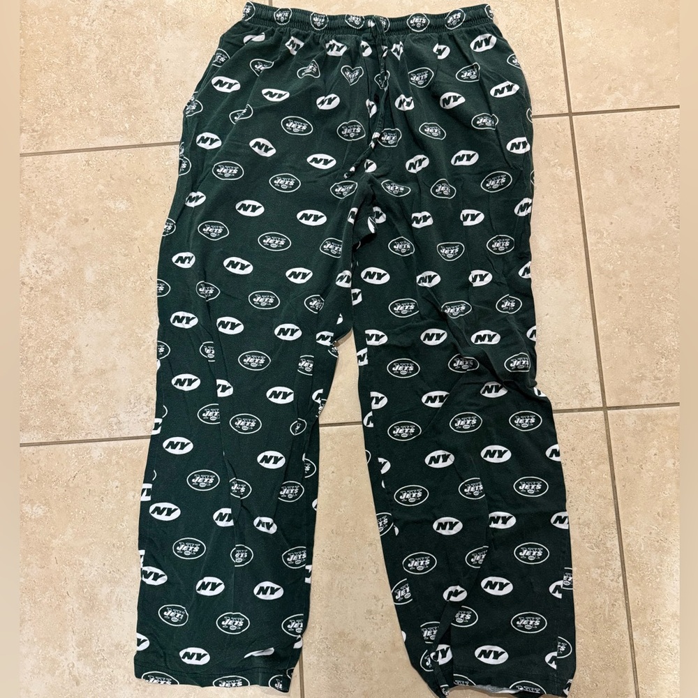 New York Jets Reebok Green NFL Team Apparel Pajama Pants